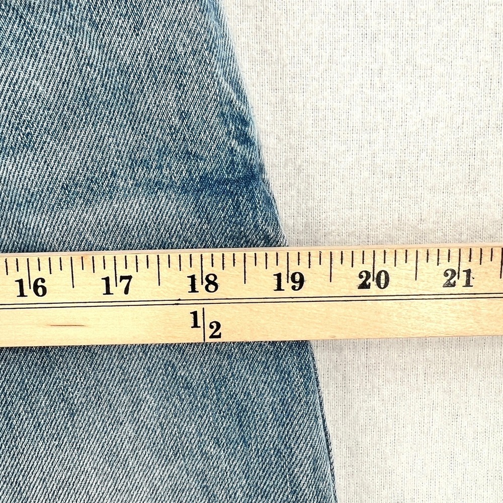 DOEN Shep Jean Laval Wash Womens 29 Blue Straight leg 100% Cotton Rigid NWT - Picture 15 of 16